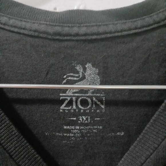 Zion Rootswear Mens 3XL Black Vibrant Color Bob Marley T-shirt - Picture 2 of 5